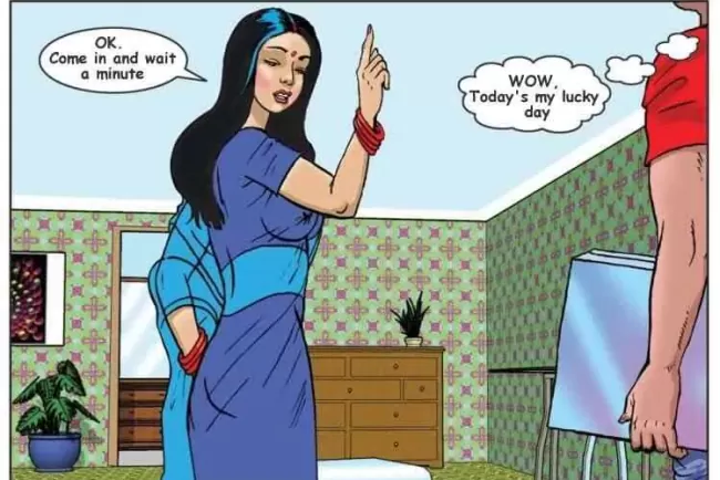 Bra Salesman-Savita Bhabhi Hindi Comics
