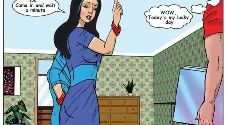 Bra Salesman-Savita Bhabhi Hindi Comics