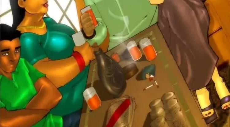 Savita Bhabhi-The Party Hindi sex Comics