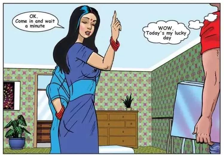 Bra Salesman-Savita Bhabhi Hindi Comics